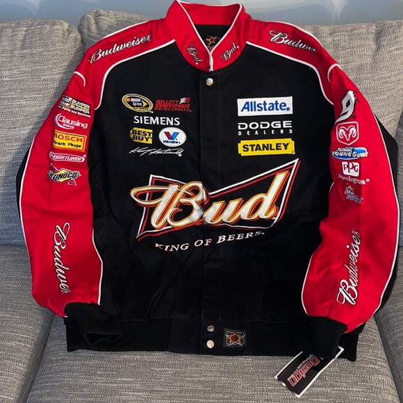JH Designs Budweiser Kasey Kahne Jacket Vintage - Picture 1 of 13